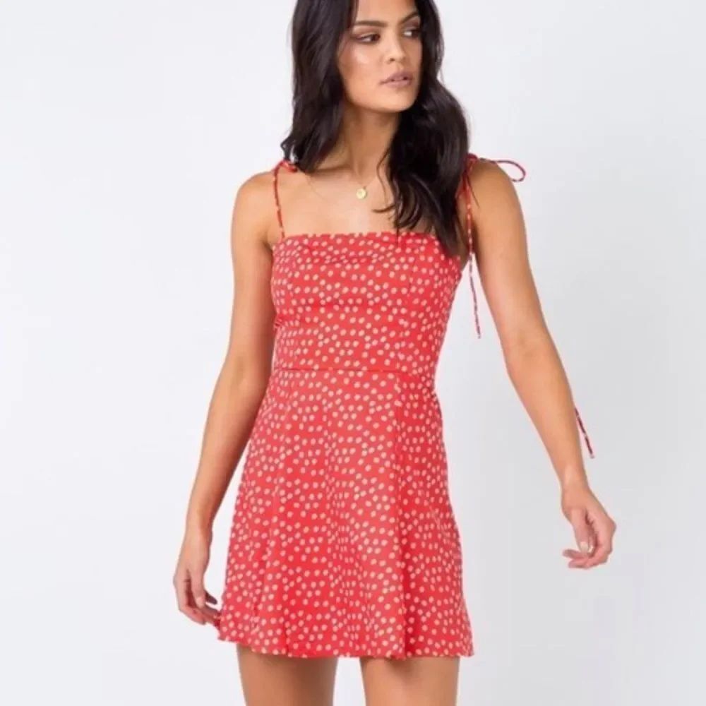 Princess Polly Westwood Valley Red Floral Mini Dress Women’s 6